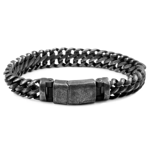 Fort Tempus Bracelet à Mailles En Acier à Finition Brute 1