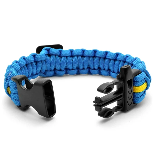 Tailor Toki Bracelet Paracord Bleu Et Jaune 3
