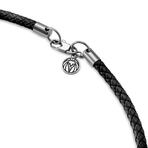 Lucleon Tenvis | Collier En Cuir Noir 5 Mm 4