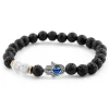 Neshraw Bracelet Pierre De Lave Blanche 19