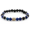 Neshraw Bracelet Bleu Hommage à Bouddha 17