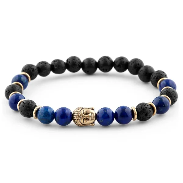 Neshraw Bracelet Bleu Hommage à Bouddha 1