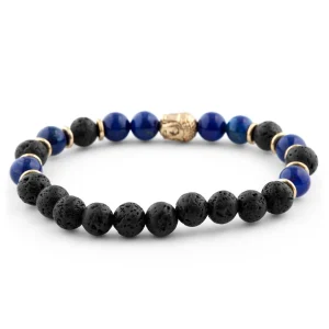 Neshraw Bracelet Bleu Hommage à Bouddha 10