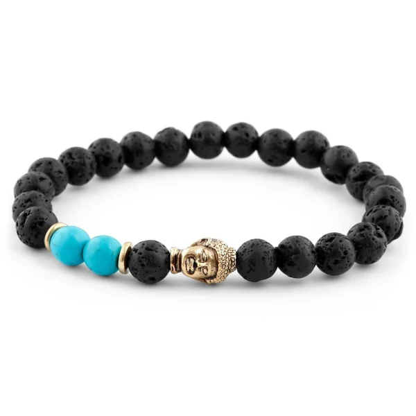 Neshraw Bracelet Turquoise Hommage à Bouddha 1