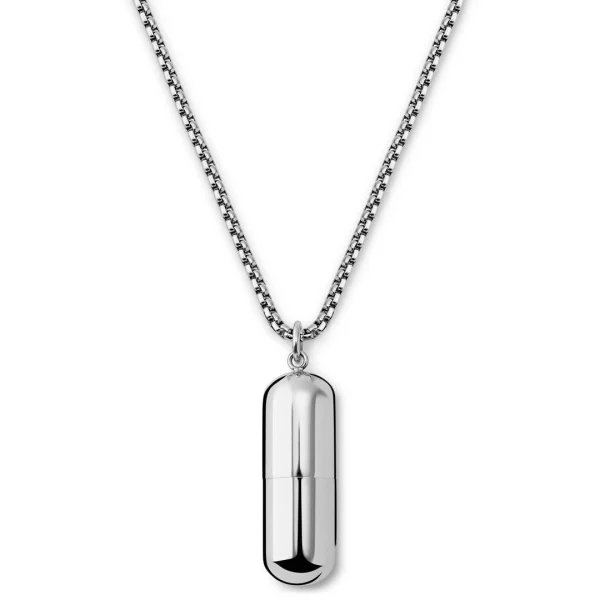 Otsu Egan | Collier La Cartouche En Métal Argenté 1