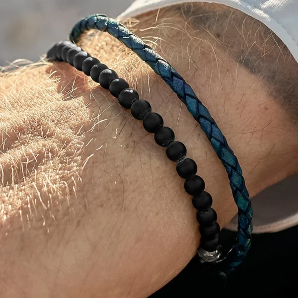 Lucleon Bracelet William 925 Noir & Bleu 6