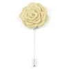 Warren Asher Boutonnière Rose Blanc Cassé 20