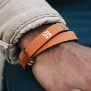 Salt & Hide Bracelet En Cuir Tanné Jackson 14