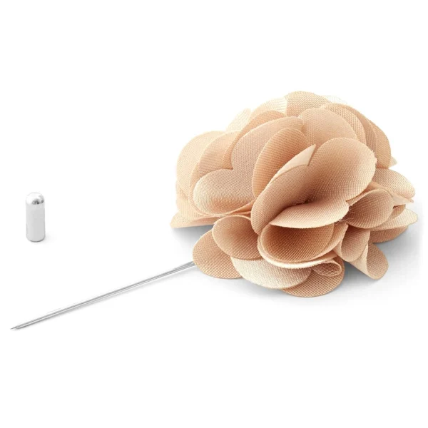 Warren Asher Boutonnière à Fleur Crème Luxueuse 3
