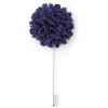 Warren Asher Broche Pour Homme à Fleur Bleu Roi 20