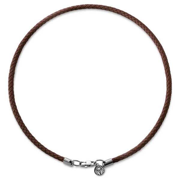 Lucleon Tenvis | Collier En Cuir Brun 5 Mm 3