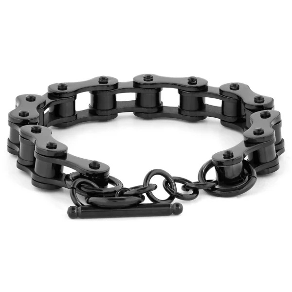 Fort Tempus Bracelet Chaîne De Vélo En Acier Noir 3