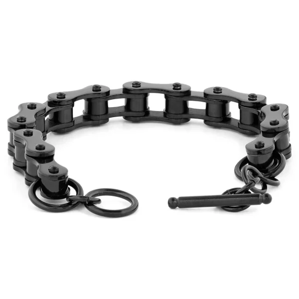 Fort Tempus Bracelet Chaîne De Vélo En Acier Noir 4