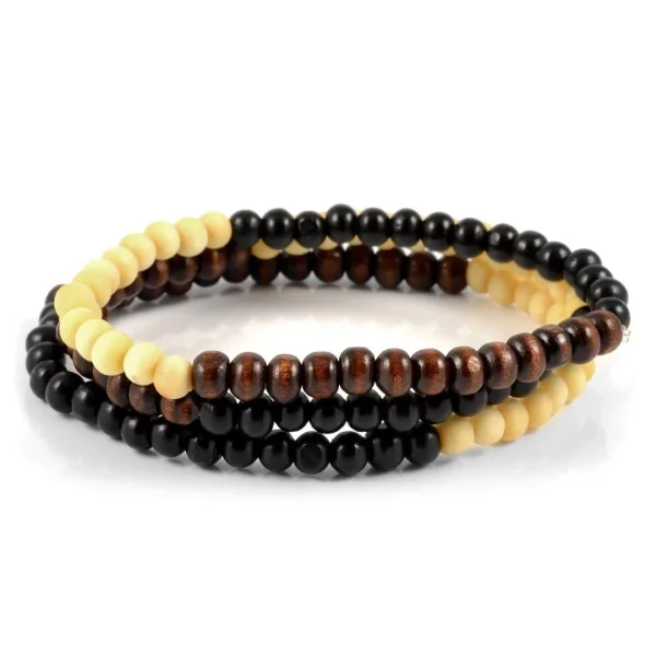 Collin Rowe Ensemble De Bracelets De Perles Multicolores De 6 Mm 1