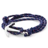 Tailor Toki Le Marin – Bracelet Bleu Marine, Rouge Et Blanc à Pendentif Argenté 11