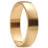 Lucleon Ferrum | Anneau Doré En Acier Inoxydable Brossé – Profil En ‘D’ – 6 Mm 20