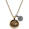 Lucleon Obelius | Collier Pégase En Métal Doré Vintage 22