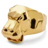 Moody Mason Bague Dorée Makt L’hippopotame 22