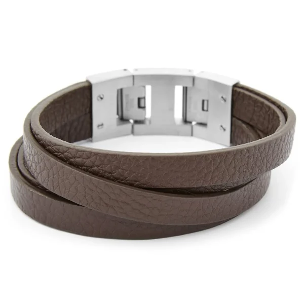 Fort Tempus Bracelet En Cuir Brun « Renouveau Urbain » 4