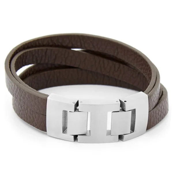 Fort Tempus Bracelet En Cuir Brun « Renouveau Urbain » 1