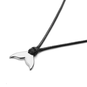 Lucleon Gravel | Collier Avec Pendentif Queue De Baleine En Acier Inoxydable 9