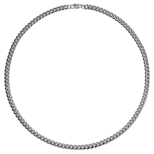 Lucleon Chaîne Argentée à Mailles De 6 Mm 10