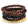Collin Rowe Ensemble De Bracelets De Perles Brunes 20