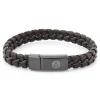 Lucleon Bracelet En Cuir Brun Lacé 16