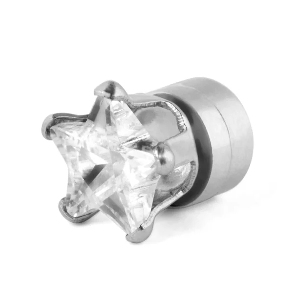 Lucleon Boucle D’oreille L’étoile De Cristal – 6 Mm 1