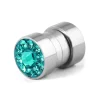 Fort Tempus Boucle D’oreille Magnétique à Cristaux Bleus – 6 Mm 16