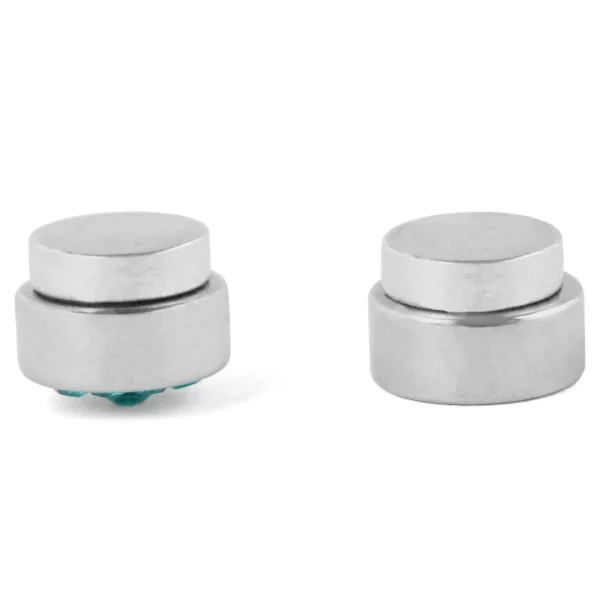 Fort Tempus Boucle D’oreille Magnétique à Cristaux Bleus – 6 Mm 4