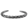 Fort Tempus Bracelet Manchette Spirale Vintage Argenté 16