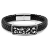 Fort Tempus Bracelet En Cuir Avec Crânes 20