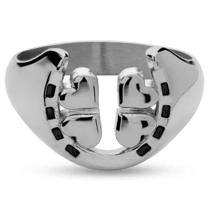 Seizmont Ace | Bague Argentée « Le Trèfle à 4 Feuilles » Et « Le Fer à Cheval » 16