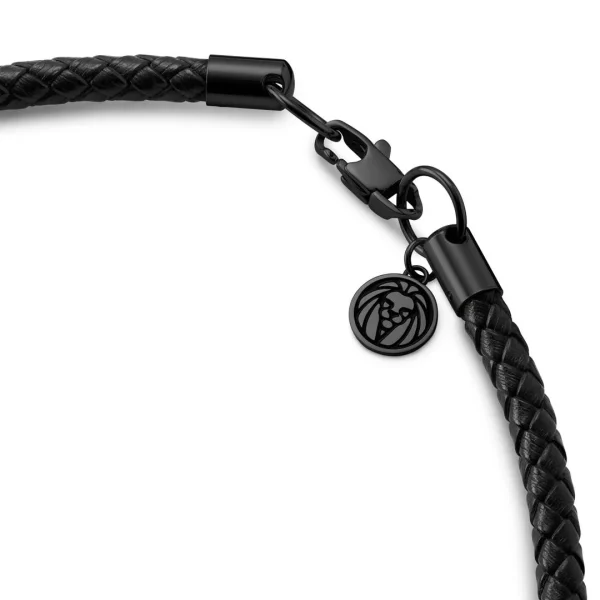 Lucleon Tenvis | Collier En Cuir Avec Onyx Et Pendentifs Noirs 5 Mm 4