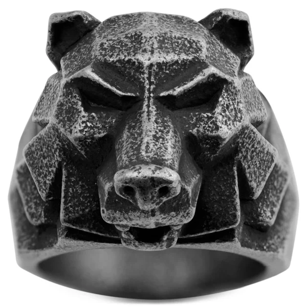 Moody Mason Bague Mack L’ours Gris 3