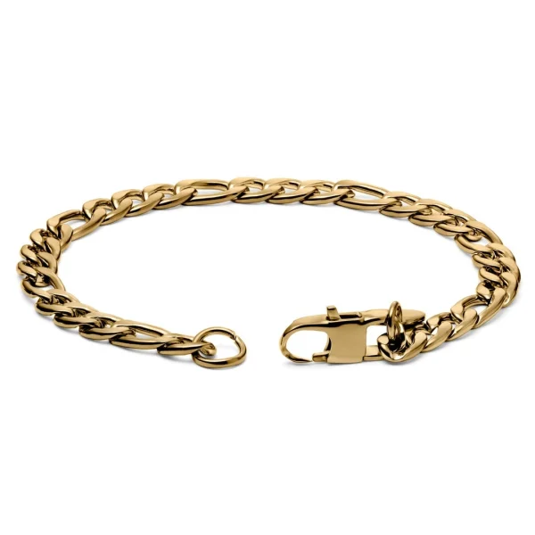 Lucleon Bracelet En Métal Doré Cosmo Amager à Maille Figaro 3