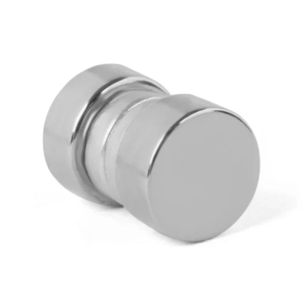 Fort Tempus Boucle D’oreille Magnétique En Cristal Noir 6 Mm 4