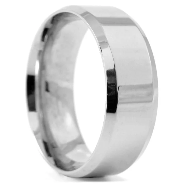 Fort Tempus Anneau En Acier Miroir 1