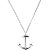 Lucleon Collier En Acier à Pendentif Ancre Marine 22