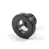 Lucleon Boucle D’oreille Stud Cercle Noir 10mm 8