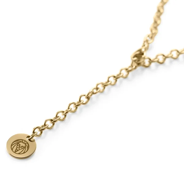 Lucleon Collier En Acier Doré à Pendentif Croix Et Plaque Militaire 5
