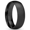 Lucleon Anneau En Acier Noir Mat – Le Classique 20