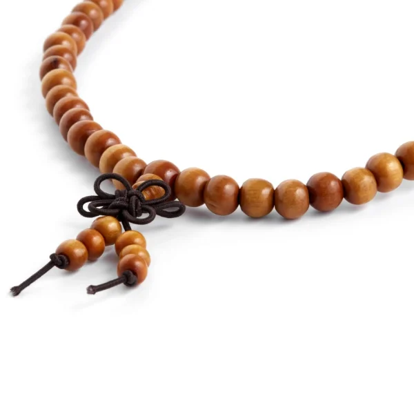 Collin Rowe Collier En Perles De Bois Clair 3