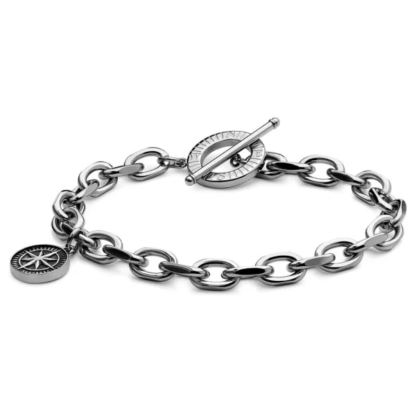 Arkai Atlas | Bracelet En Acier Argenté Avec Pendentif L’étoile Polaire 1