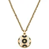 Waykins Evil Eye | Collier Doré à Pendentif Circulaire 20