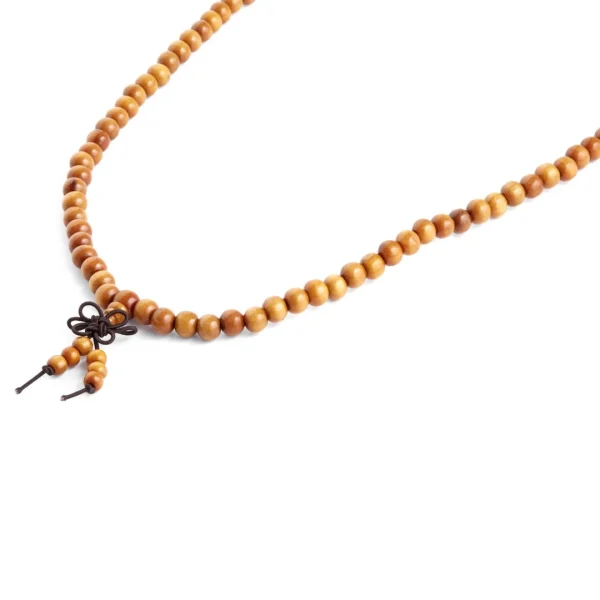 Collin Rowe Collier En Perles De Bois Clair 4