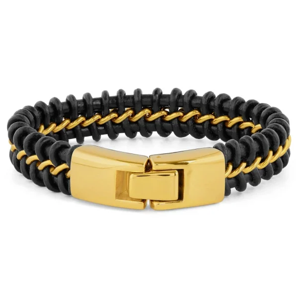 Fort Tempus Bracelet Noir Et Or La Spirale 3