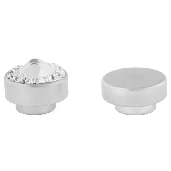 Fort Tempus Boucle D’oreille Magnétique à Cristaux Translucides – 6 Mm 3