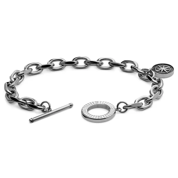 Arkai Atlas | Bracelet En Acier Argenté Avec Pendentif L’étoile Polaire 5